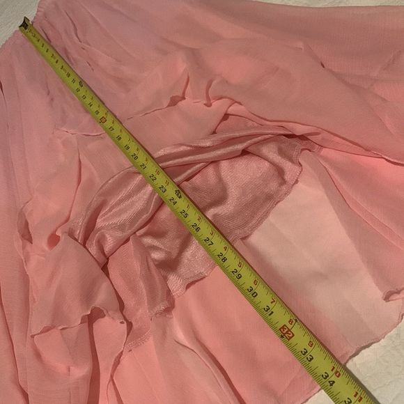 Fashion concept party pink skirt maxi - Picture 6 of 11